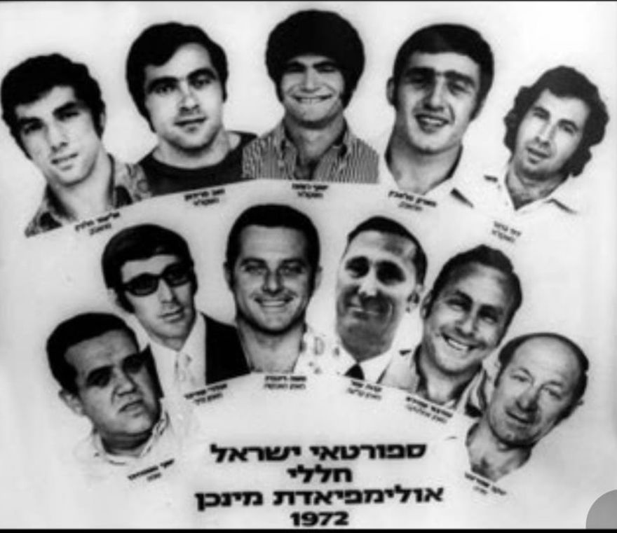 Münih Olimpiyatlarında katledilen 11 İsraell'i sporcu.